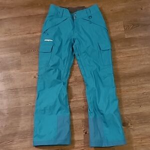 Women's Teal Patagonia snowpants